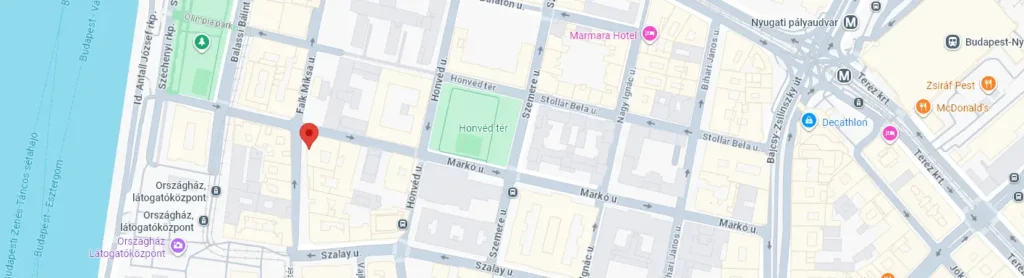 Térkép, Falk Miksa utca